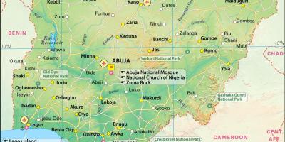 Gambar-gambar dari nigeria peta