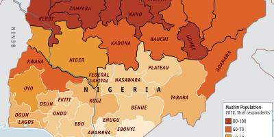Peta dari nigeria agama