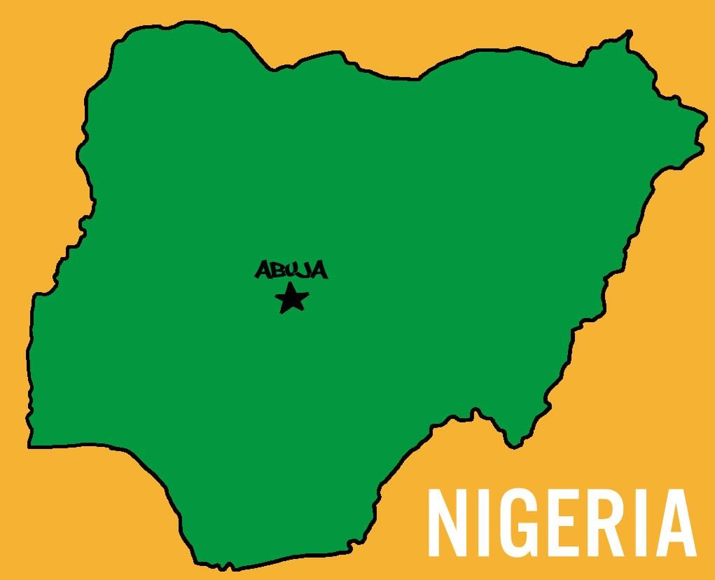 Peta dari ibukota nigeria