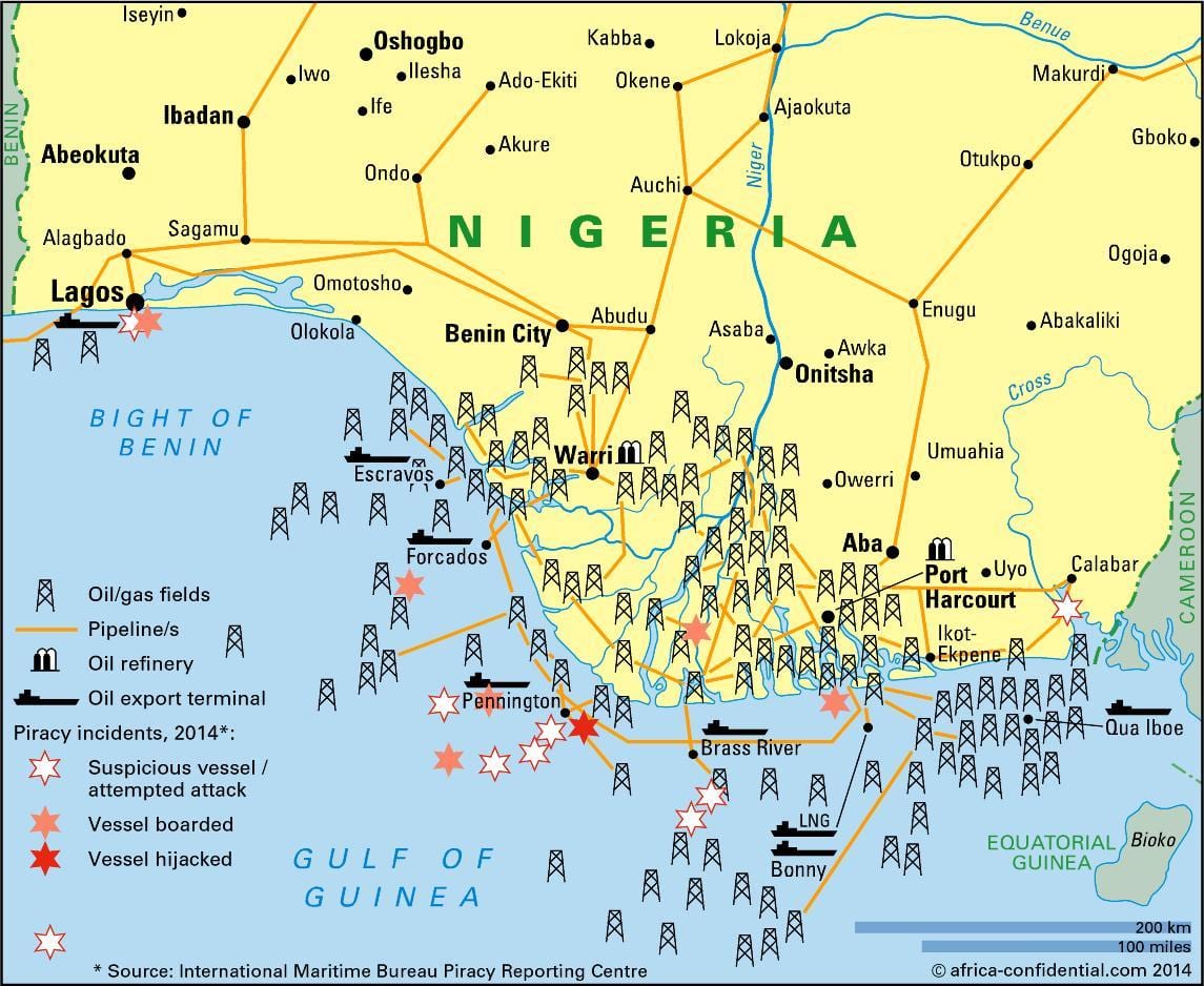 industri map of nigeria