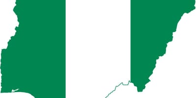 Peta dari nigeria log