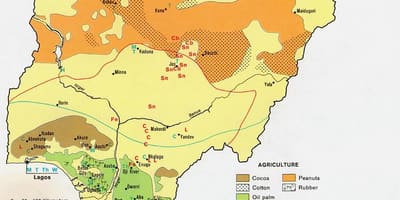 Peta pertanian nigeria