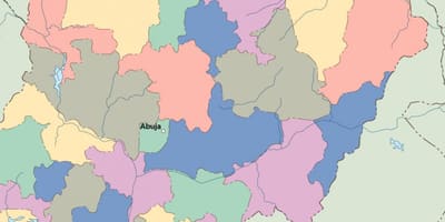 Peta yang dapat diedit nigeria